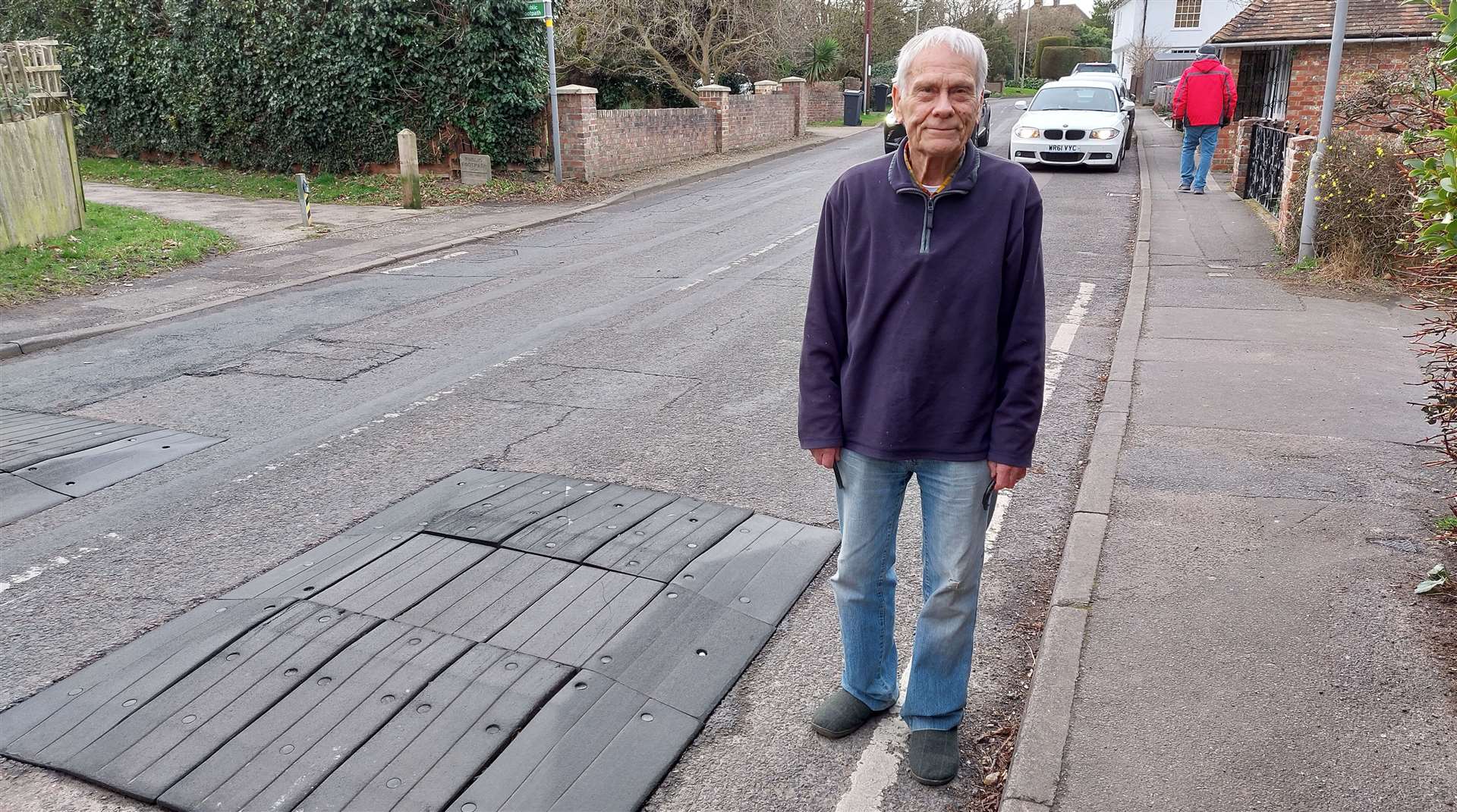 Robin Beresford, 83, wants the 30mph speed limit to be reduced