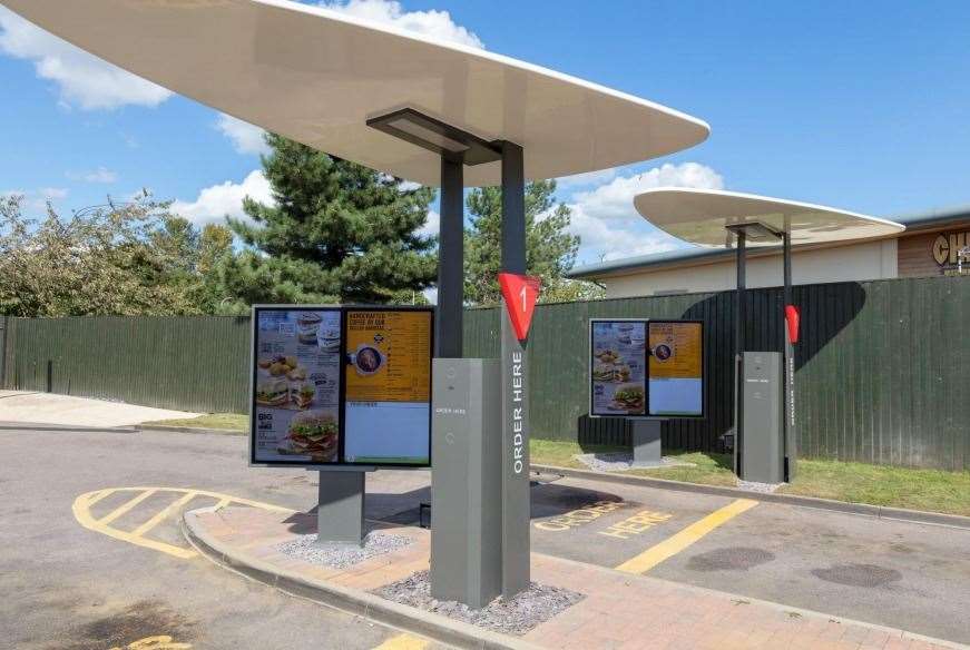 How the drive-thru is set to look