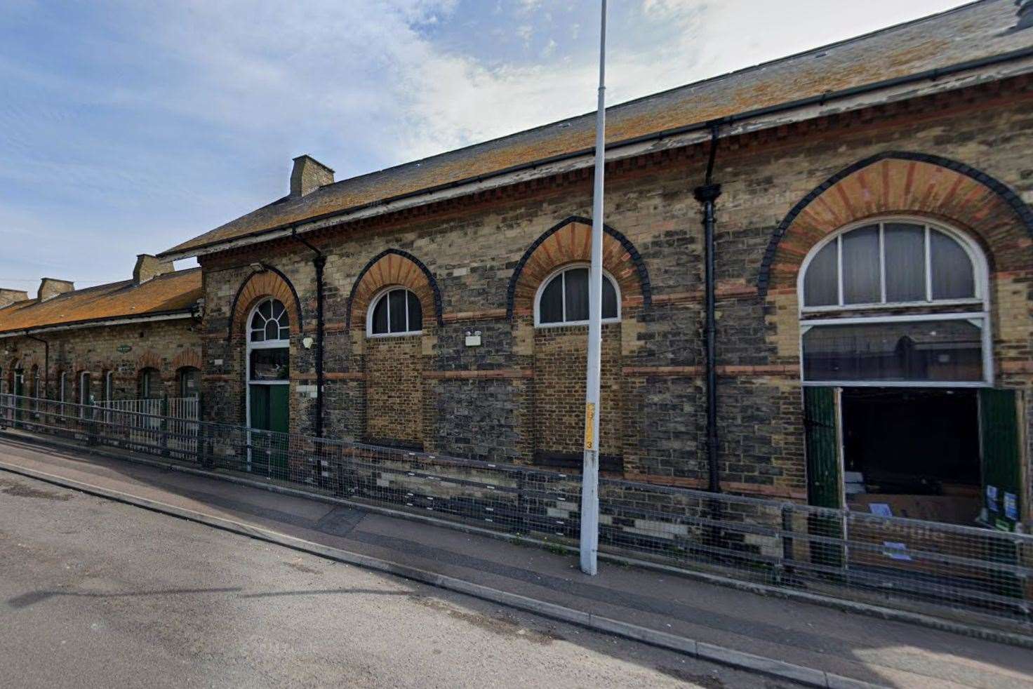 The Booking Hall is inside a disused train station in Dover. Picture: Google