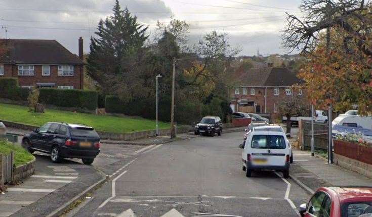 Police were called to St Aidan's Way, Gravesend, in September. Picture: Google Maps