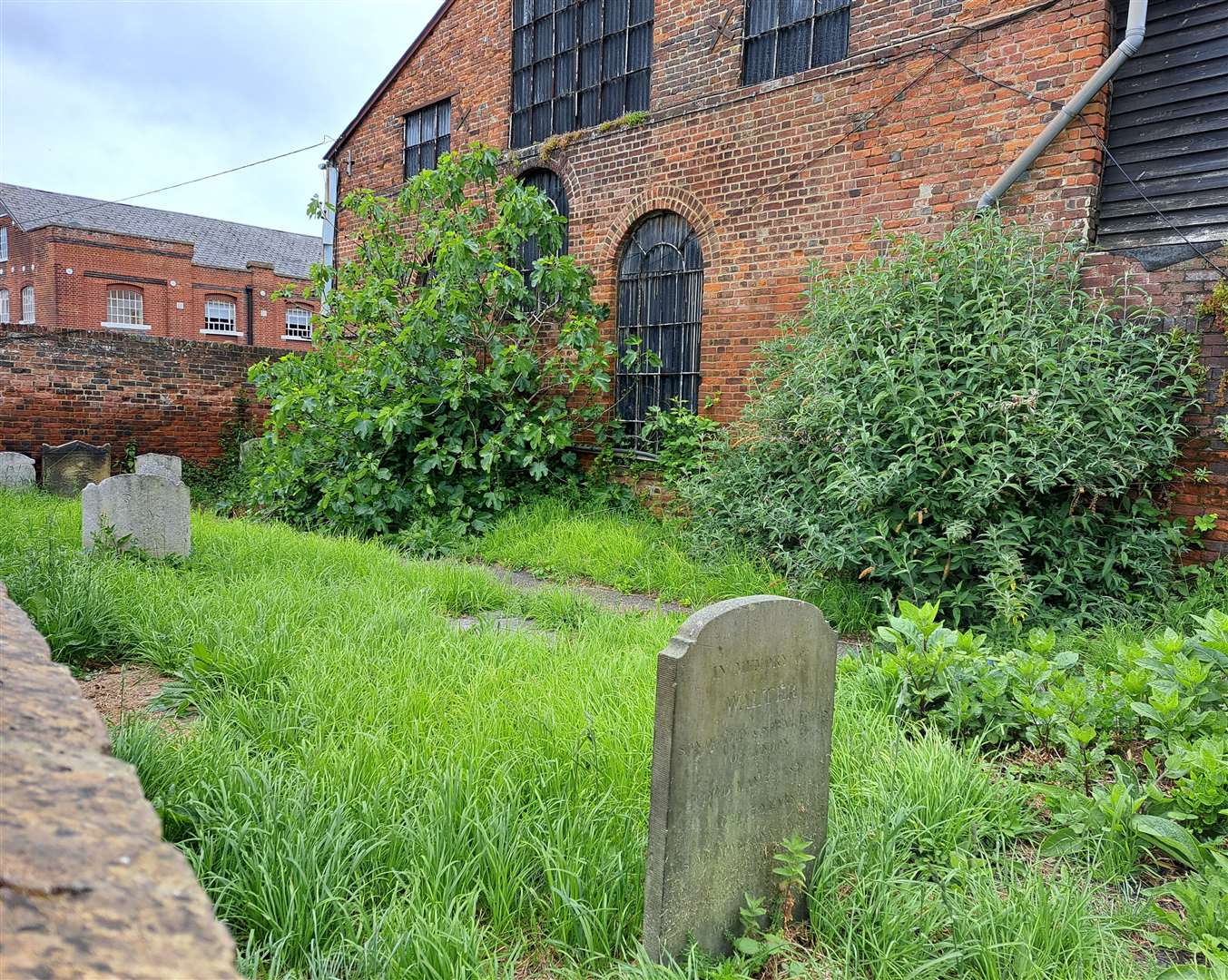 The graves in St Margaret’s churchyard, Canterbury, date back almost 200 years