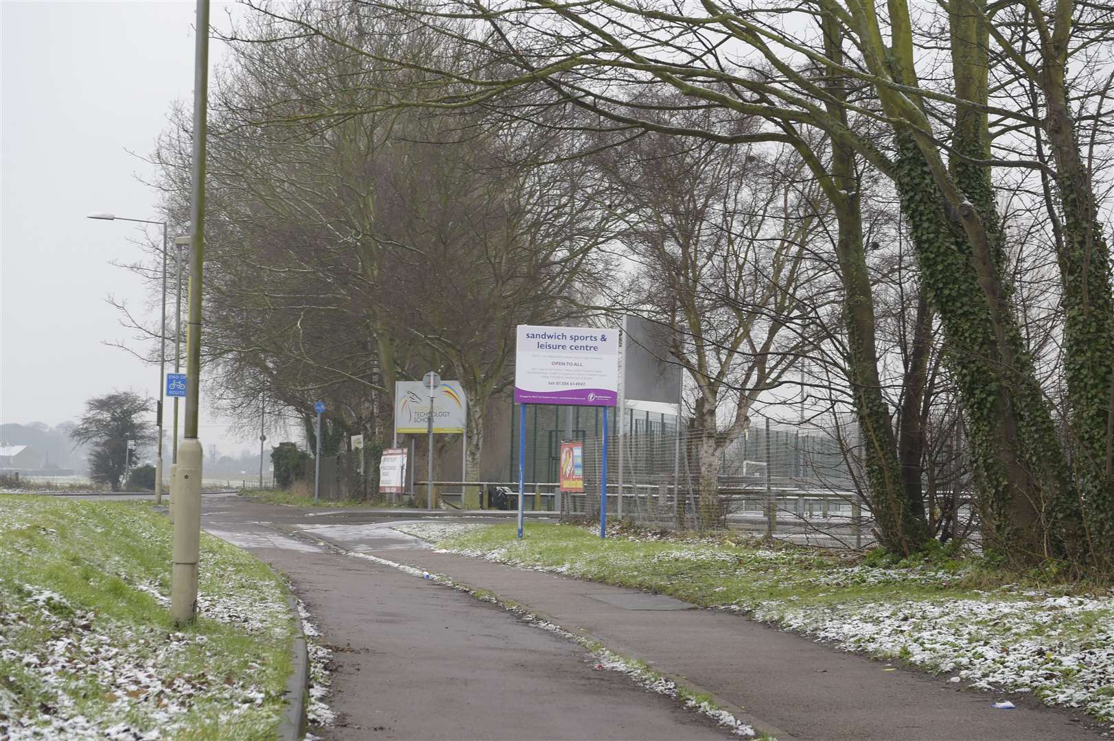Sandwich Leisure Centre is sited next to Sandwich Technology School Picture: Tony Flashman