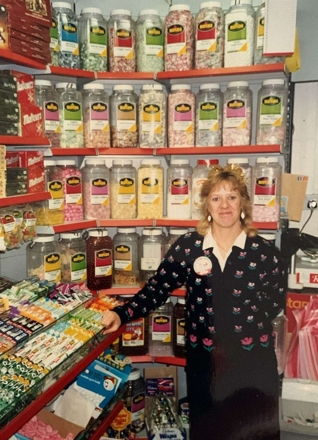 Anne Manuel pictured at St Stephens News in about 2000