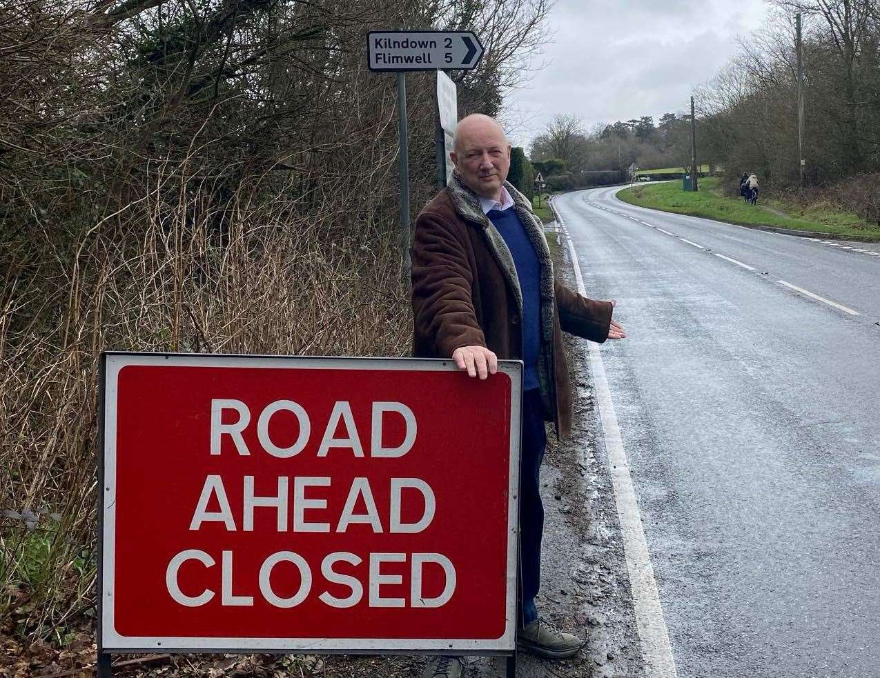 Councillor Sean Holden says residents are rightly infuriated when a road is closed without any work going on