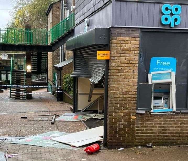 The Co-op in The Row, New Ash Green, is shut