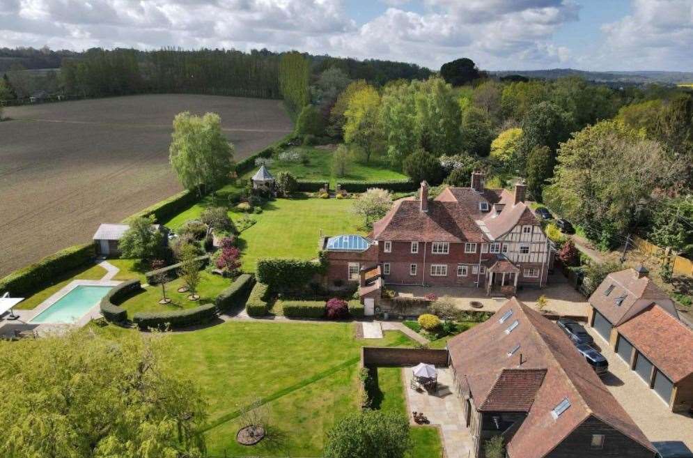 Etchinghill is in the middle of the countryside and has breathtaking views. Picture: Savills