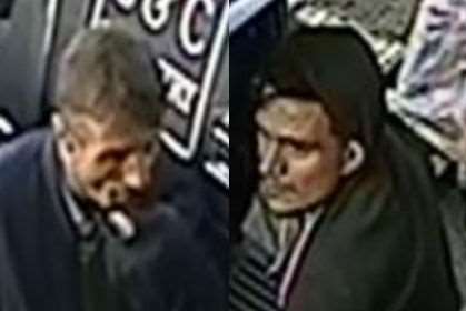 The two men suspected of stealing power tools
