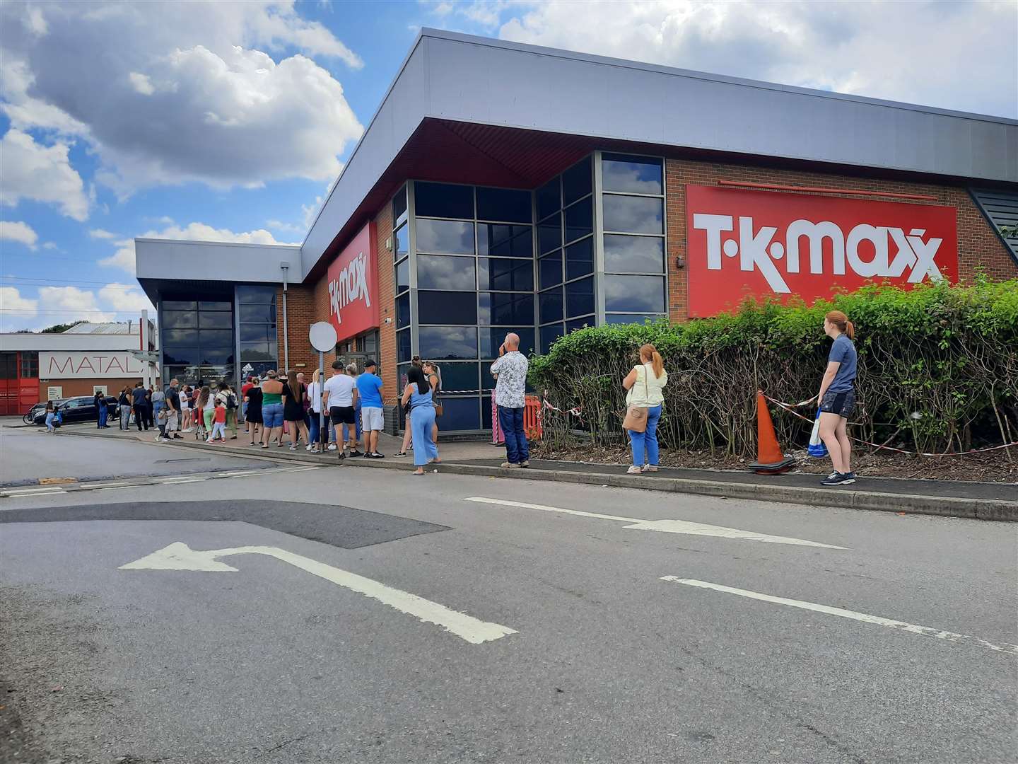 People can take their unwanted clothes and homeware to their nearest TK Maxx store