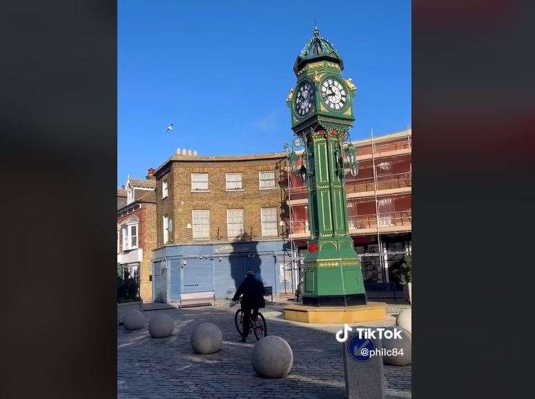 The 'lawless' streets in Phil Carr's TikTok Guide To Sheerness. Picture: Phil Carr/TikTok
