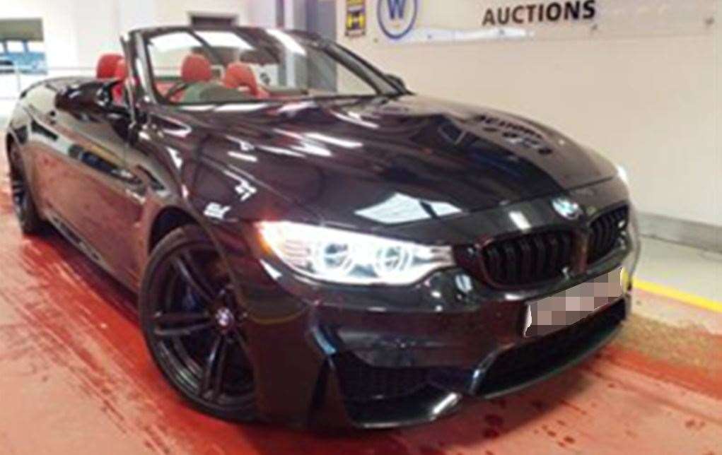 A cocaine dealer from Lamberhurst was told his £20,000 BMW would be sold. Picture: Kent Police