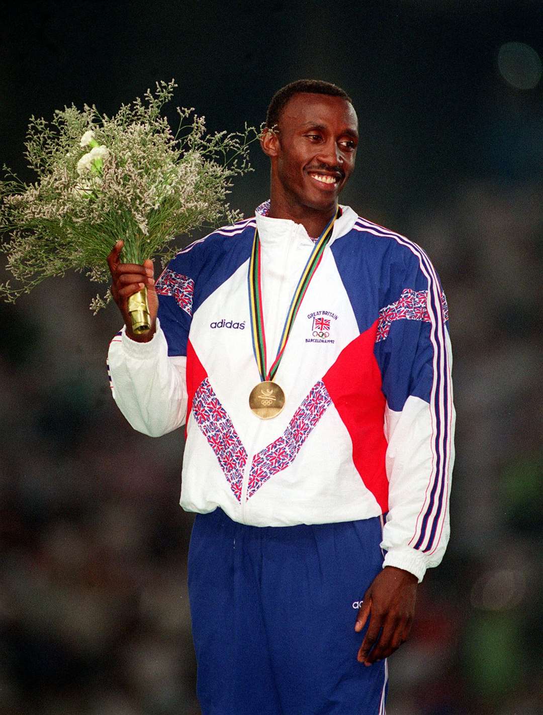 Linford Christie pictured at the 1992 Games in Barcelona (John Stillwell/PA)