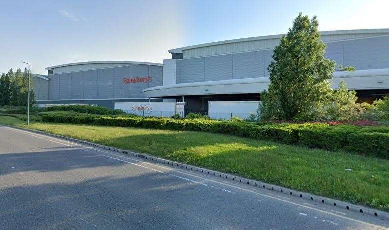 The Sainsbury's distribution warehouse in Dartford, operated by DHL, has 350 employees. Picture: Google