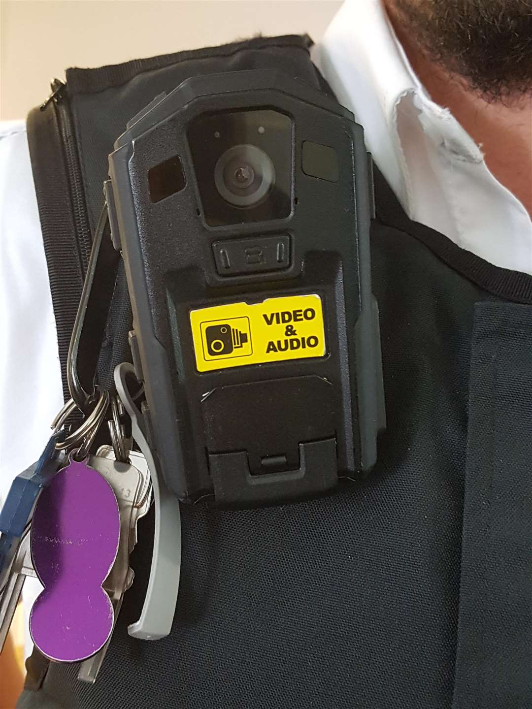 Body cam worn by security guards at Medway Hospital (4096828)