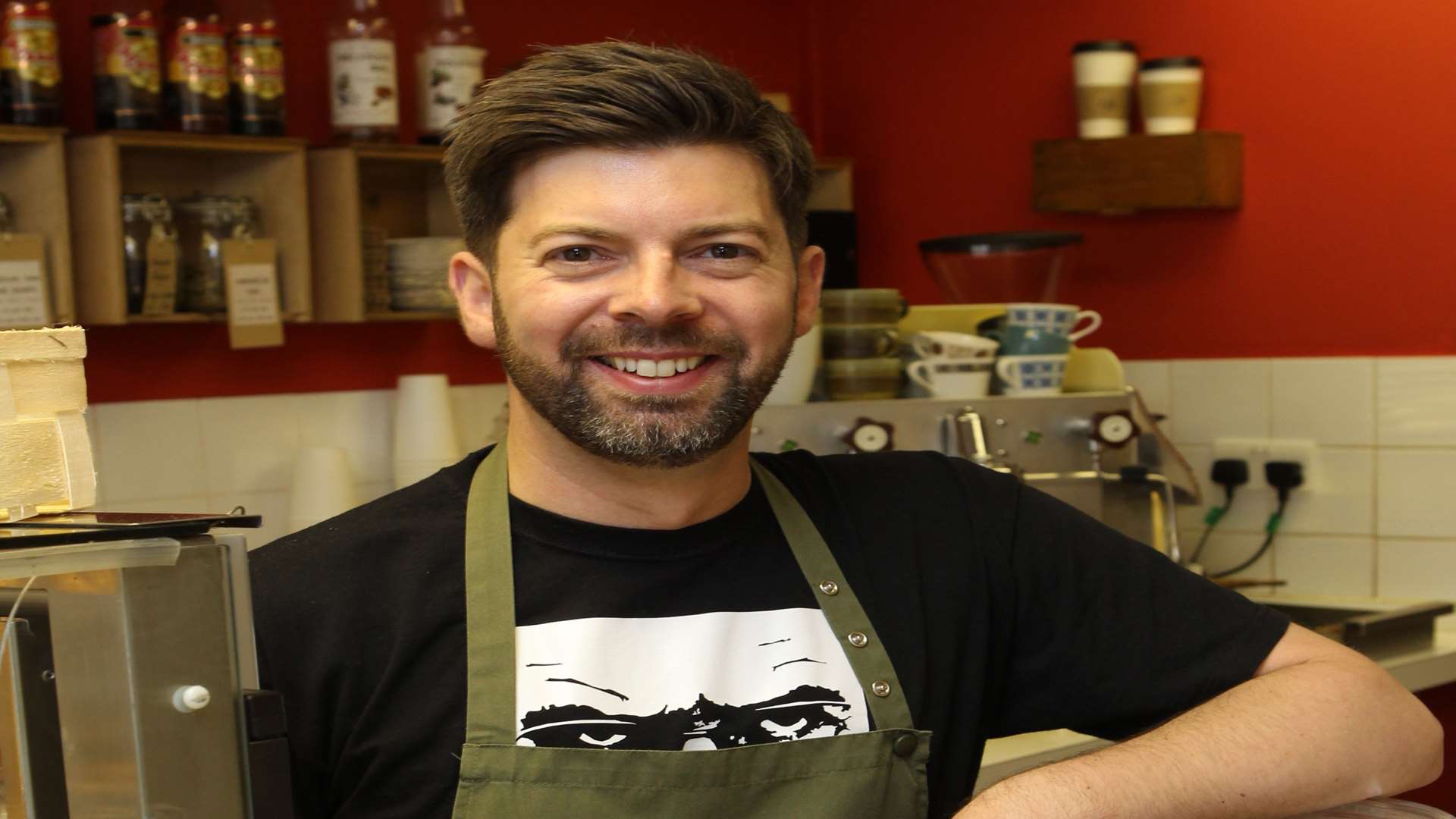 Café owner James Hooper