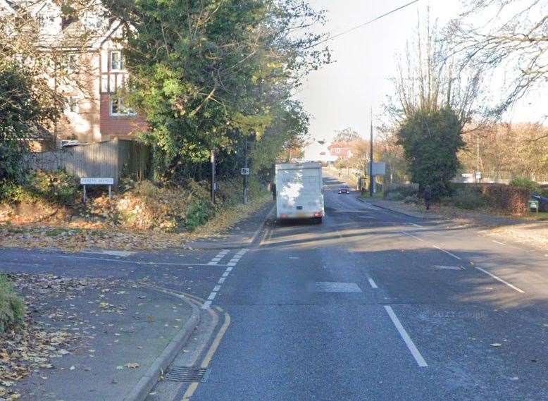 A child was hit by a car near the junction of Queens Avenue and London Road, Maidstone. Picture: Google Maps