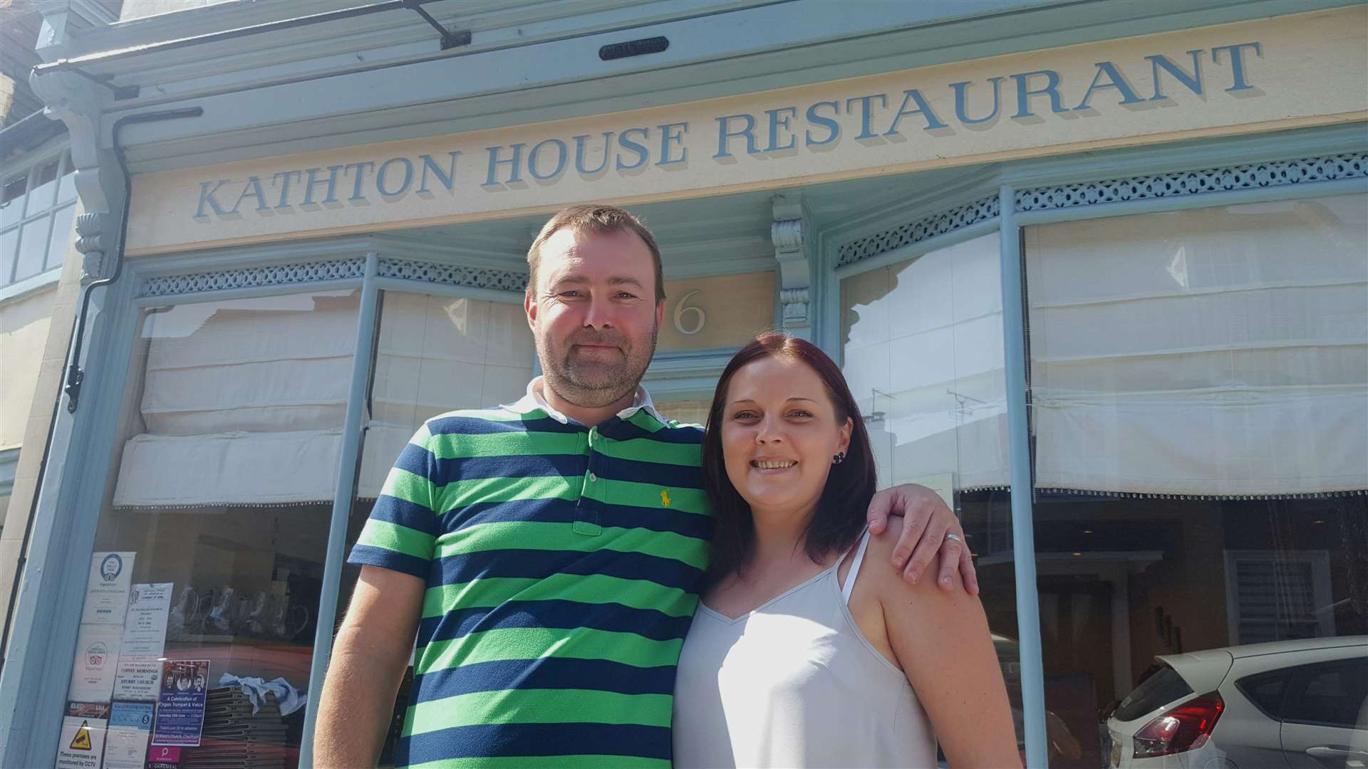 Corina Andro and Justin Grenham ran Kathton House restaurant