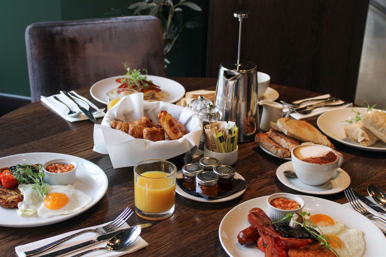 A selection of breakfast and brunch items from Brasserie at One Warwick Park in Tunbridge Wells. Picture: Emily Harding Photography