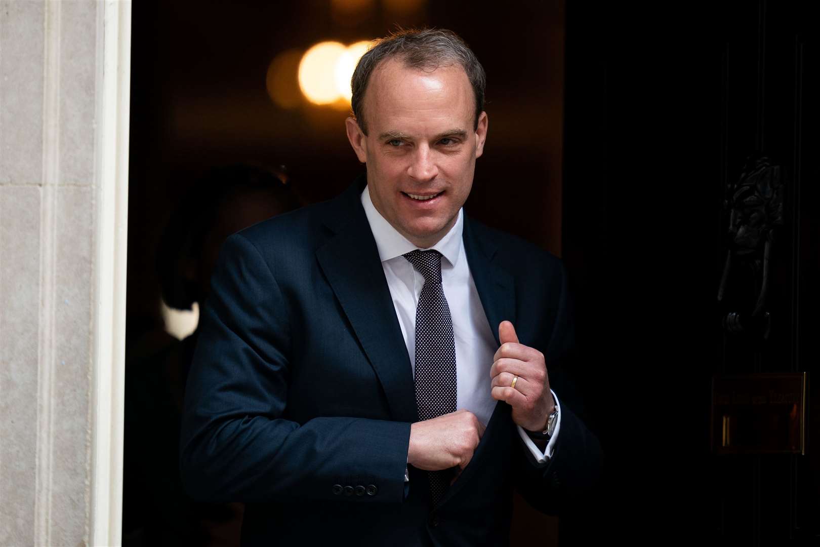 Foreign Secretary Dominic Raab said the views expressed by the French president were ‘offensive’ (Aaron Chown/PA)