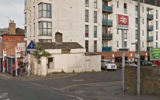 The assault happened at a pedestrian crossing near Maidstone West train station Picture: Google