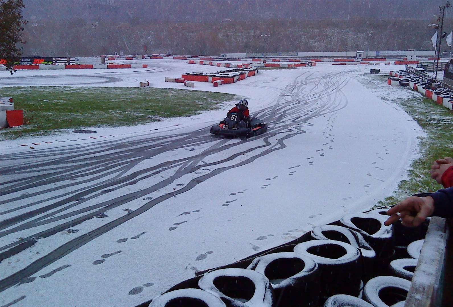 The circuit, pictured in November 2008, operated in all but the most extreme weather
