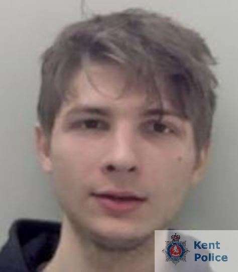 Nathan Lewis has been jailed after attacking his girlfriend and strangling her at the King Charles Hotel in Gillingham. Picture: Kent Police