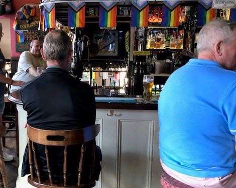 The regulars were all sat on stools at the bar and only really left their perches either to pop to the loo or to leave the pub