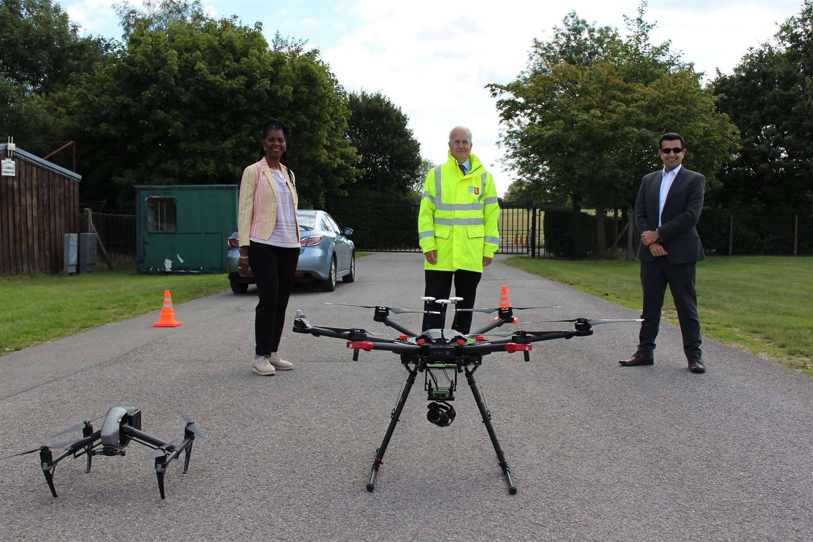 KCC is to continue a trial of drones to assess where roads need repairs Picture: Kent County Council