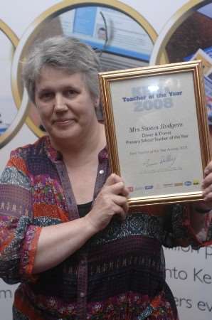 Susan Rodgers, of Langdon Primary School, named as the area's top primary school teacher