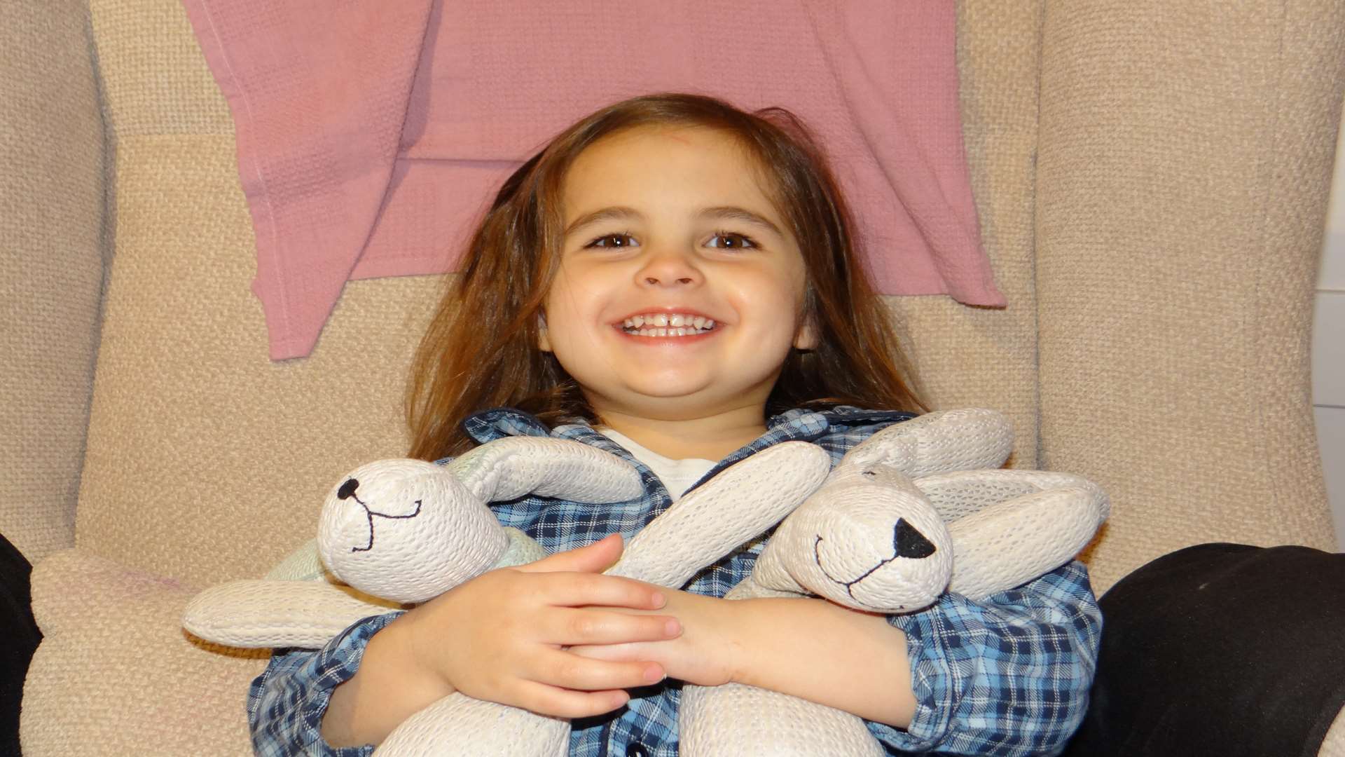 Trinity Beesley, four, of Roselands Preschool, Tonbridge, is the winner of the Phil and Ted photo competition.