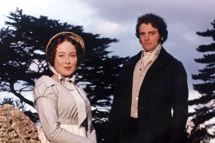 Jennifer Ehle and Colin Firth in the BBC's 1995 TV adaptation of Pride and Prejudice