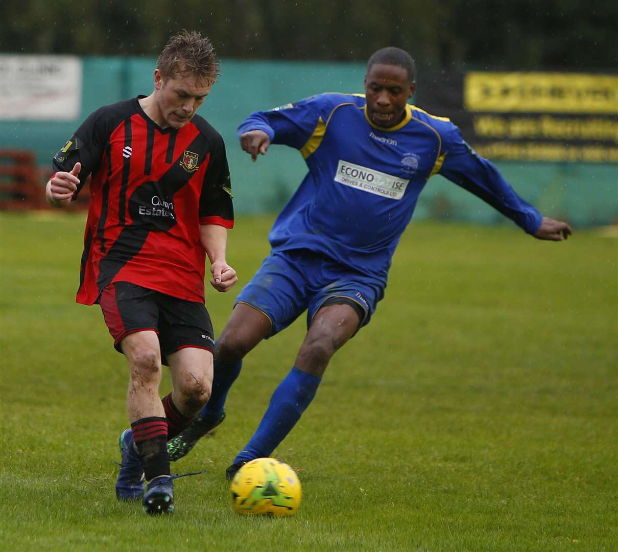 Chris Barnard in action for Sittingbourne during their preliminary round win over South Park Picture: Andy Jones
