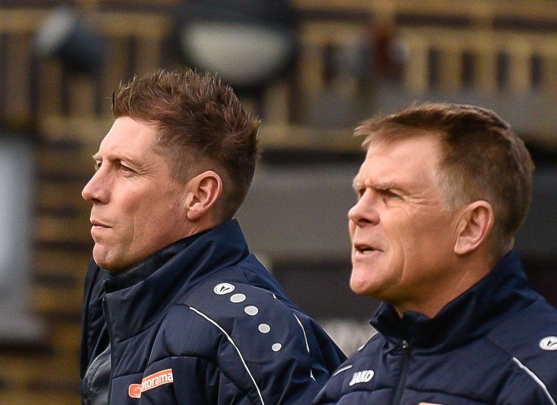 Dover manager Andy Hessenthaler and assistant Nicky Southall have added to their defensive ranks with a new signing. Picture: Alan Langley