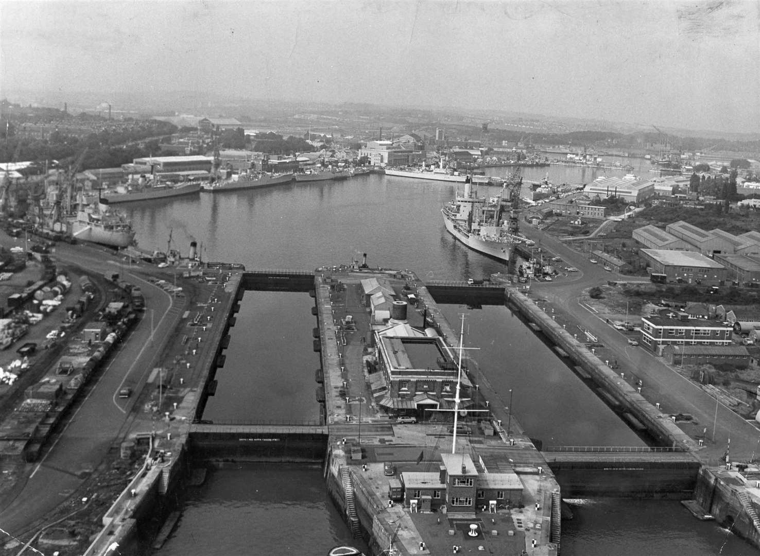The dockyard in 1970