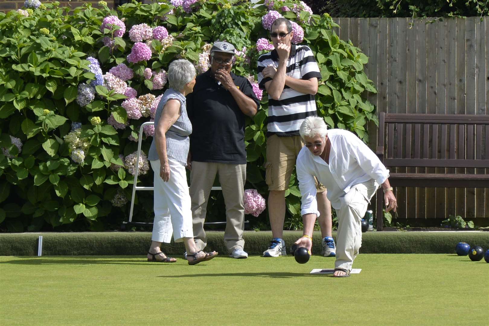 A friendly match at Marden