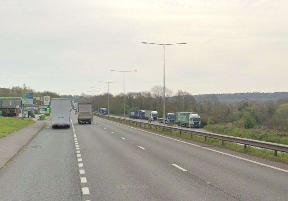 The A2 will be closed overnight on weekdays during the next two months. Picture: Google