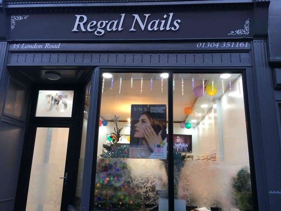 Regal Nails salon in Dover was raided by officers. Photo: Regal Nails (FB). (15069862)