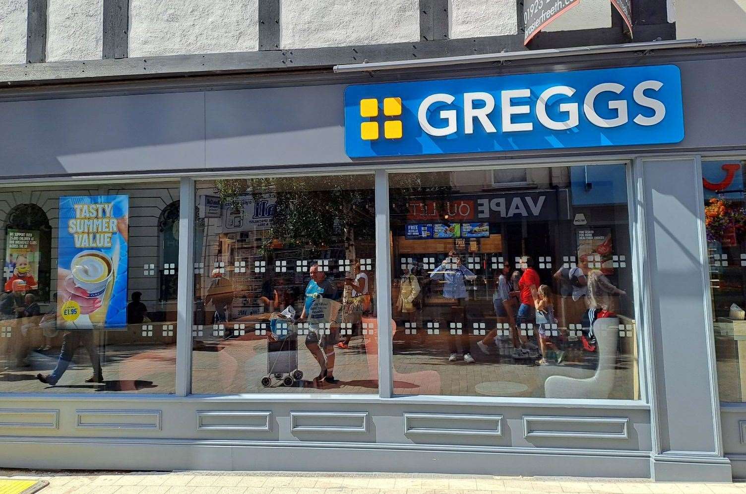 The new Greggs store in Maidstone opened at the weekend