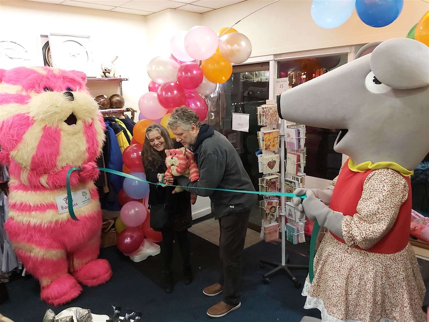 Emily Firmin and Simon Postgate open the store
