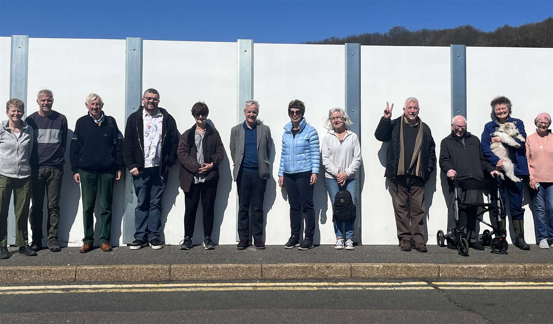 The group against the Princes Parade development included Green and Lib Dem councillors