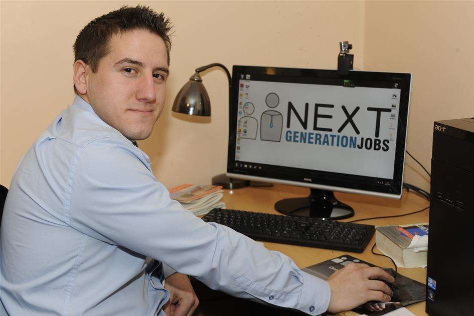 David Brett, founder of 16 to 25 year olds recruitment website Next Generation Jobs