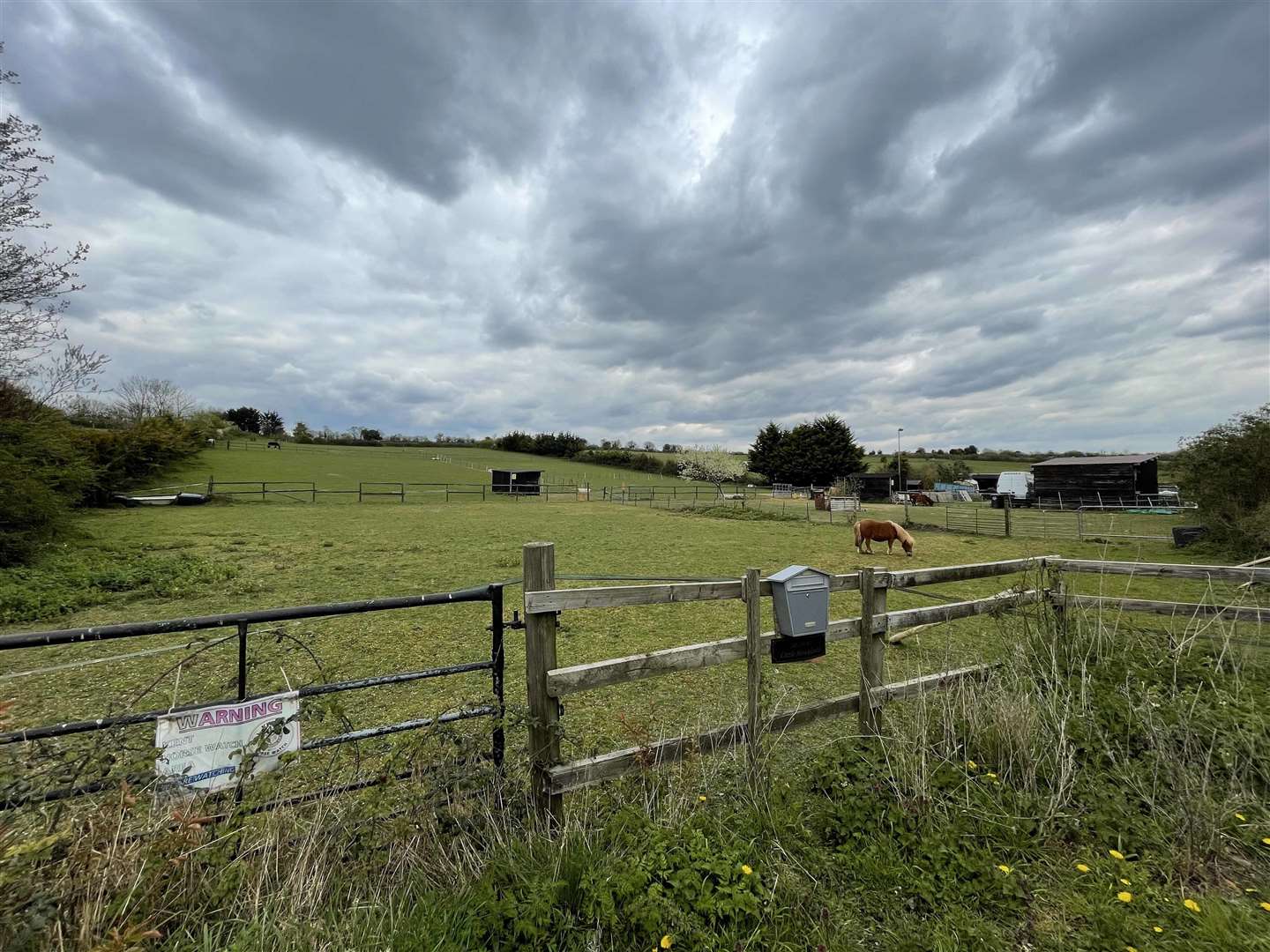 In Clement Street, Swanley, at the back of Sutton Cottages is a parcel of equestrian land with stables called Jacksons Little Hawkland. It is going under the hammer with Clive Emson Auctioneers. Picture: Clive Emson