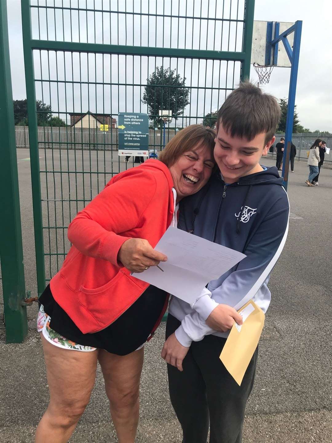 Greenacre Academy GCSE pupil Adam Cordier and his mum