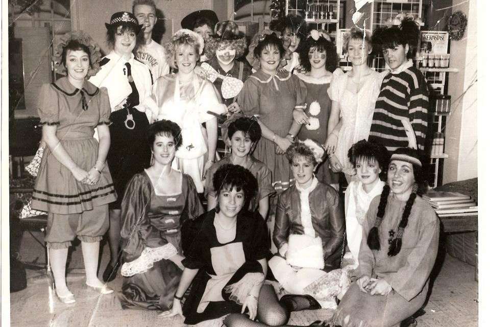 Were you in this picture? If so, you are invited to a reunion of staff from Andrea Antoniou hairdressers, Deal.