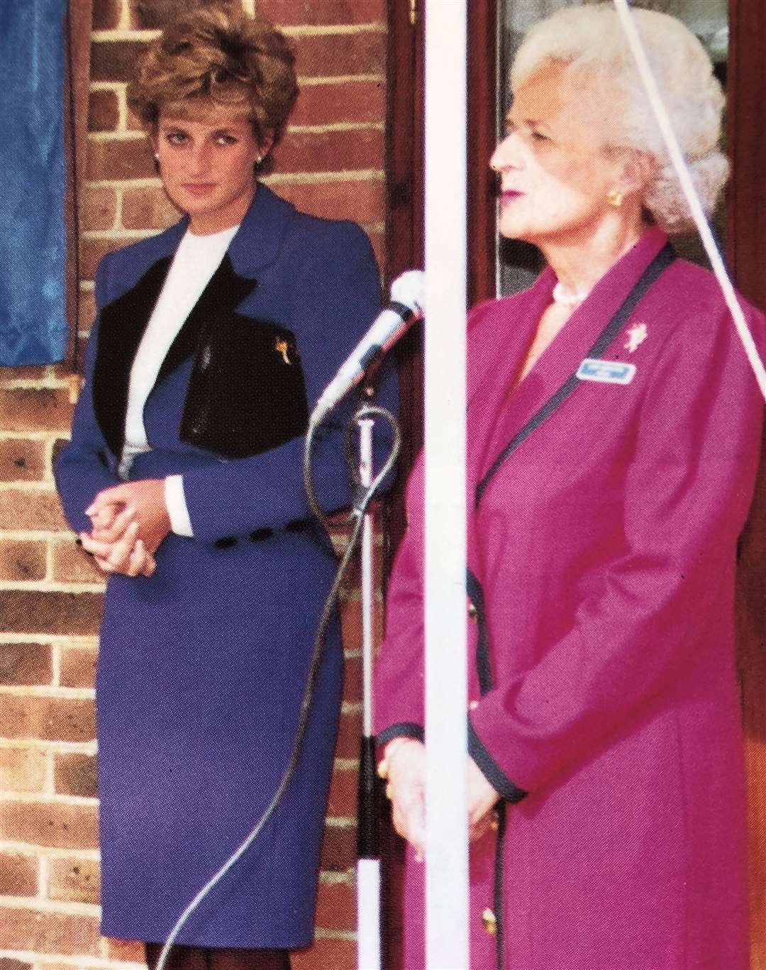 Princess Diana and Lady Monkton at the official opening of Heart of Kent Hospice in 1992. Picture: Barry Duffield, Wednesday 21 October 1992, pictorial souvenir (49499092)