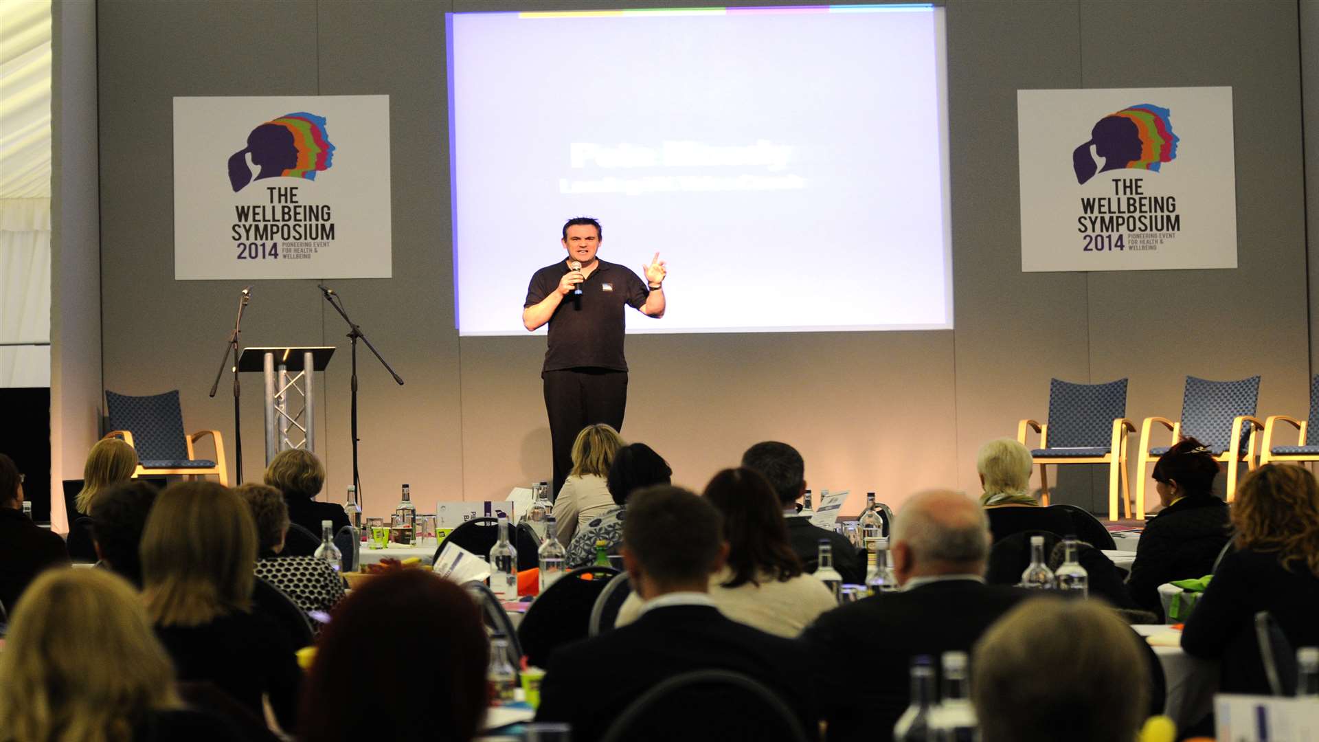 The Wellbeing Symposium took place at the Kent Event Centre at the Kent Showground, Detling