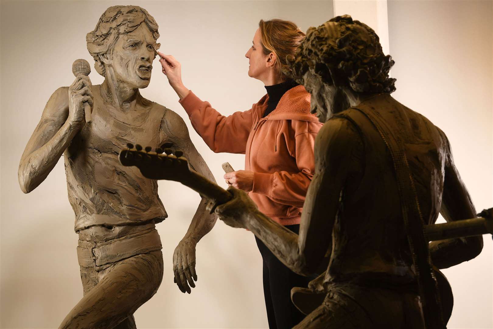 Sculptor Amy Goodman will be creating the statues. Picture: Russell Sach