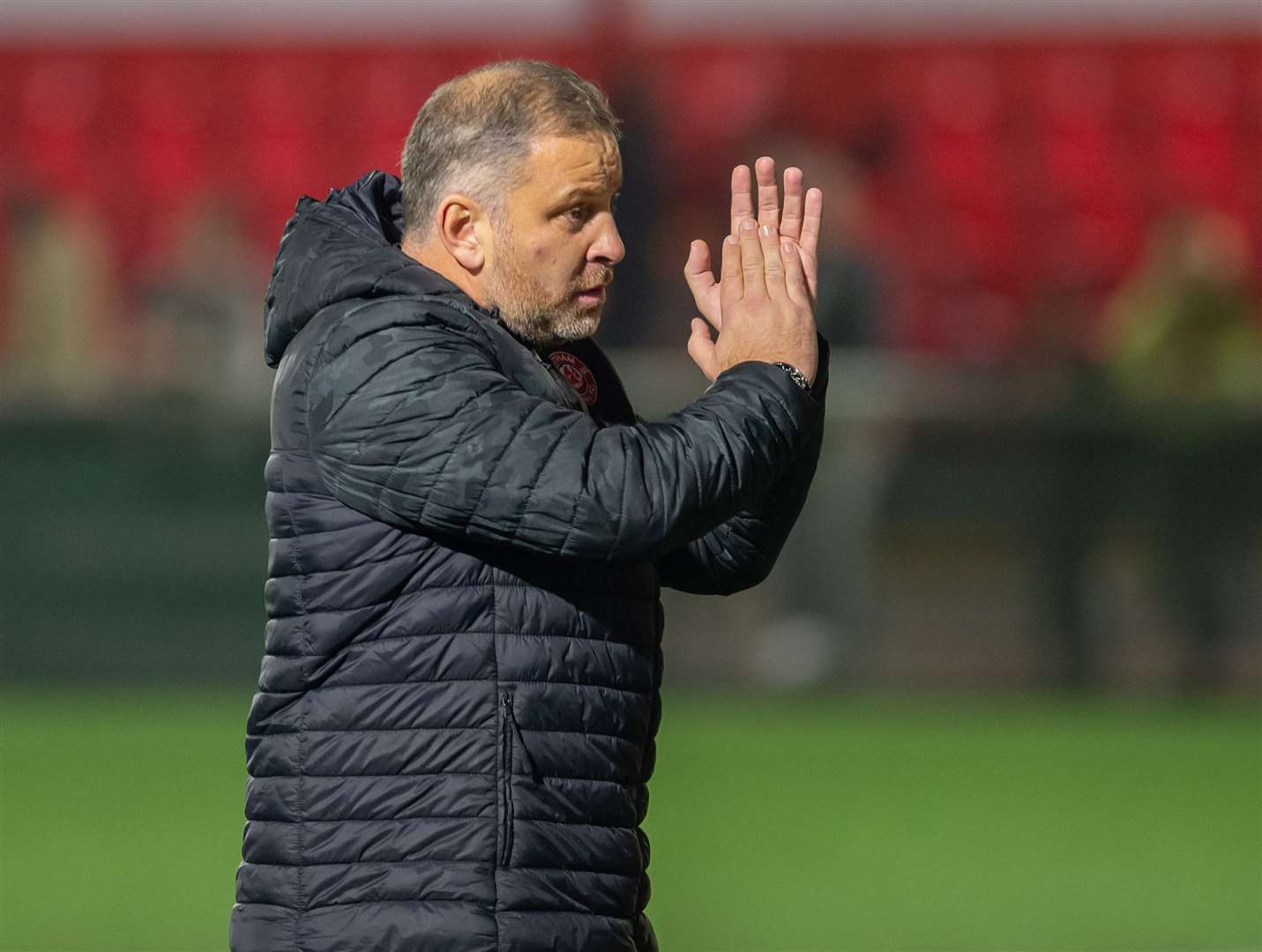 Chatham Town manager Kevin Hake is hoping for more success away from home Picture: Ian Scammell