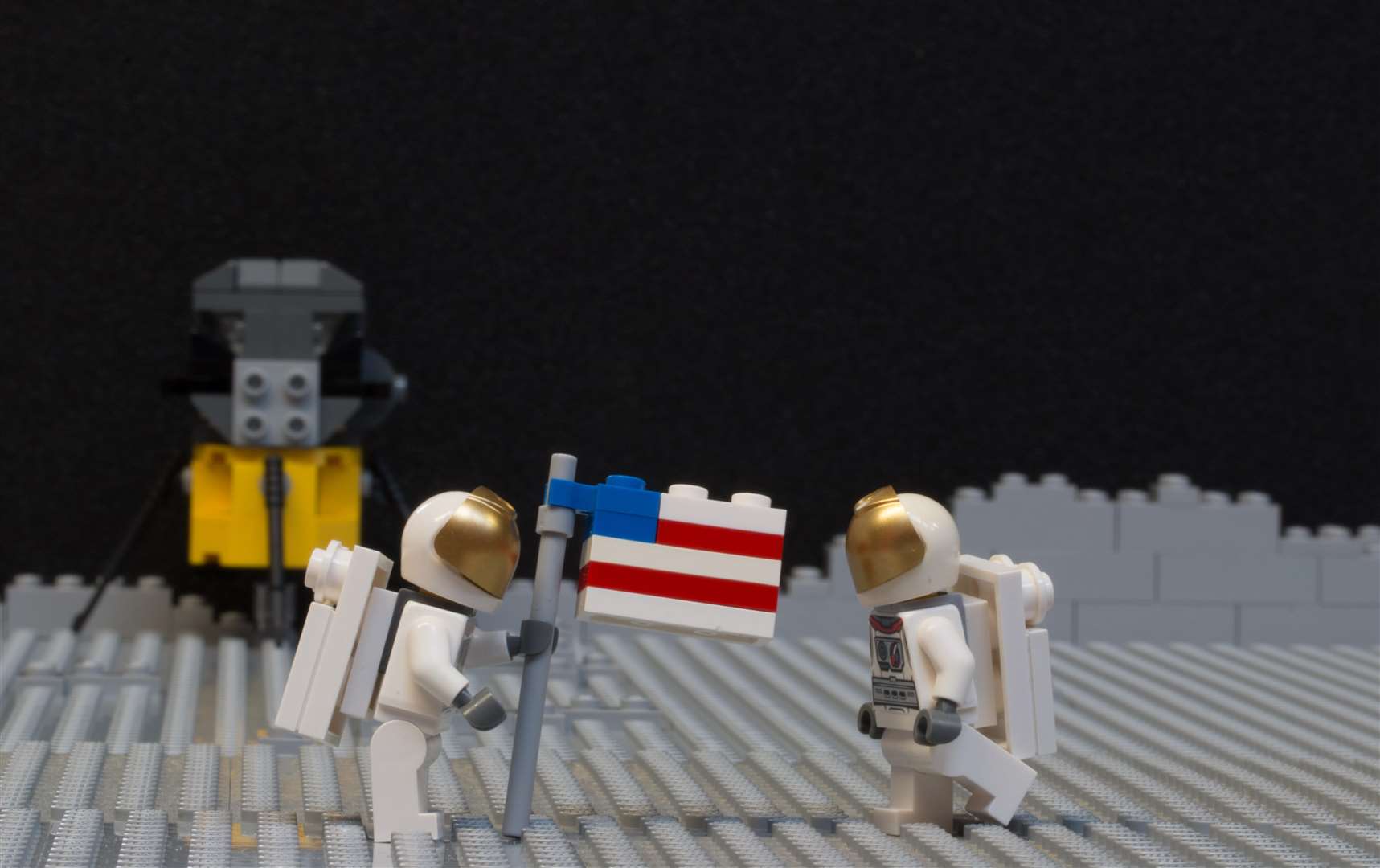 The moon landings