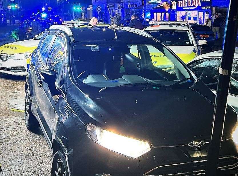 A man has been arrested after a stolen car was stopped in Dartford. Picture: Kent Police RPU