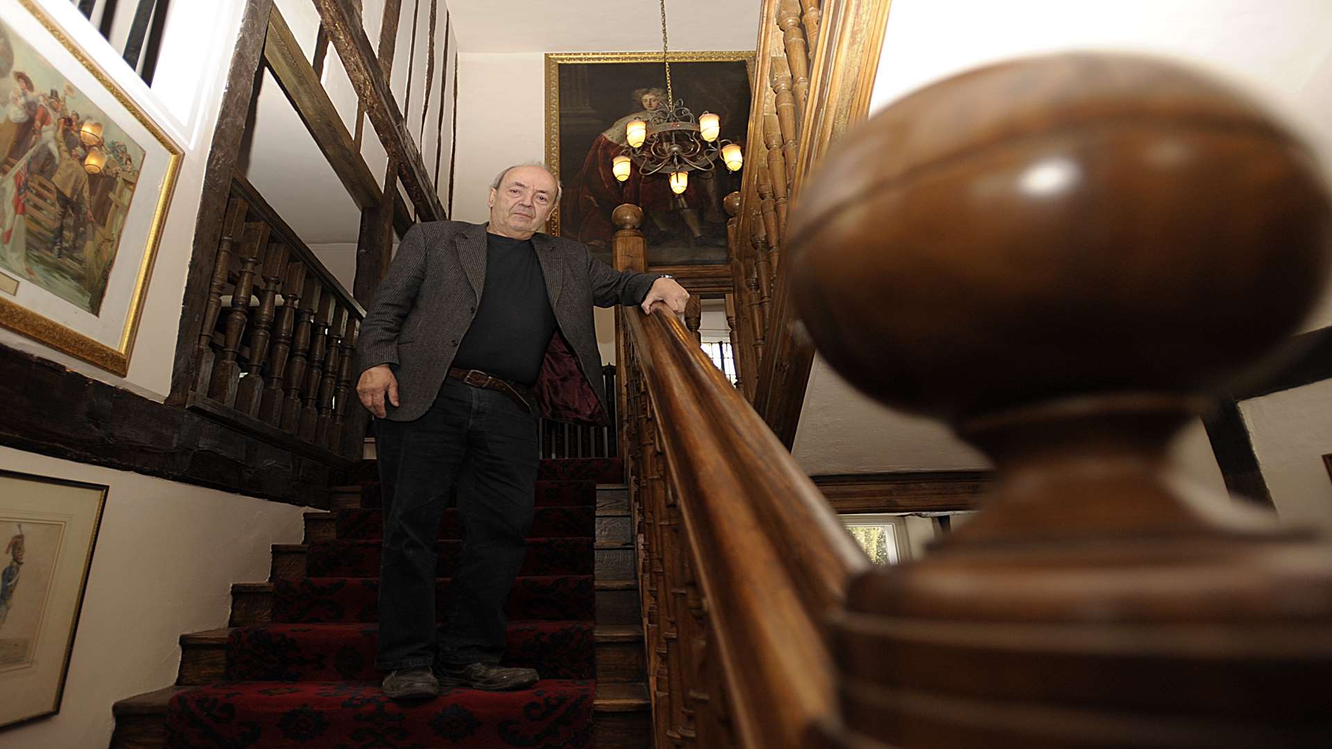 Peter Malkin has completed a major restoration work at the stately home, including a priceless new staircase